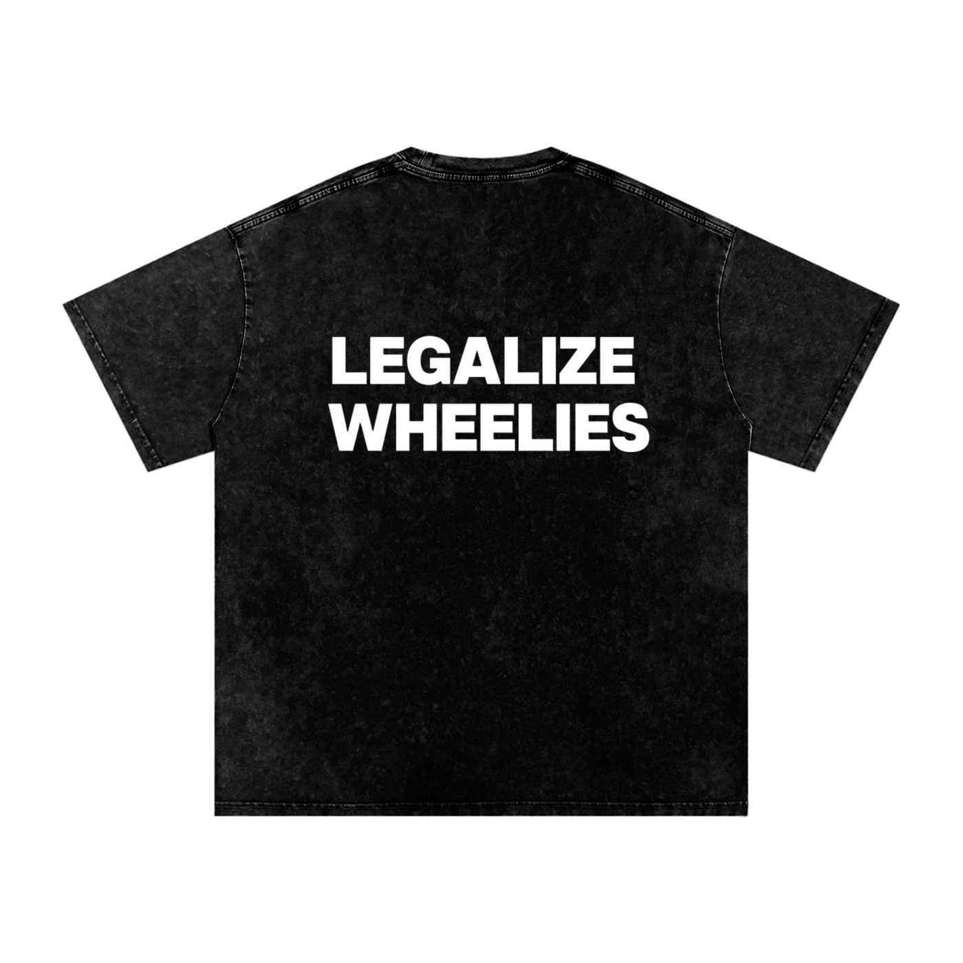 Legalize Wheelies Oversized Black T-Shirt