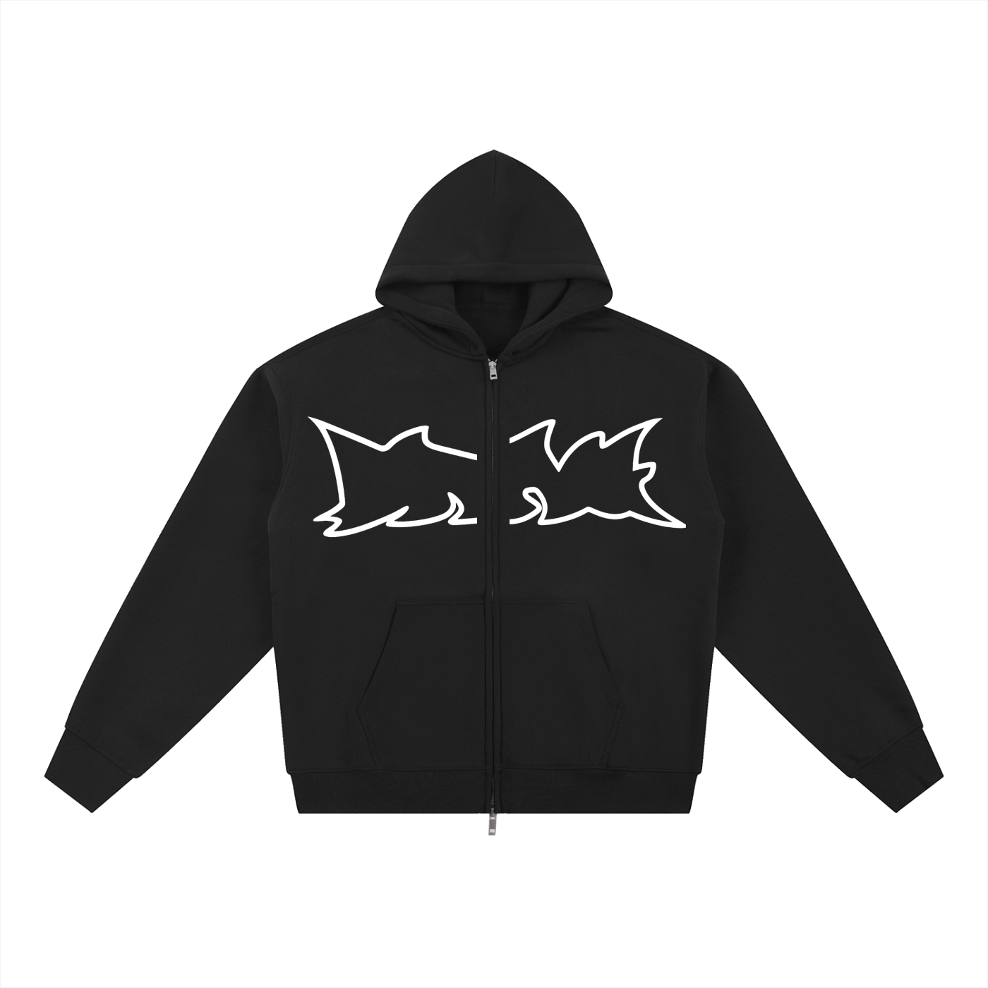Dragcustoms Fleece Zip-Through Hoodie