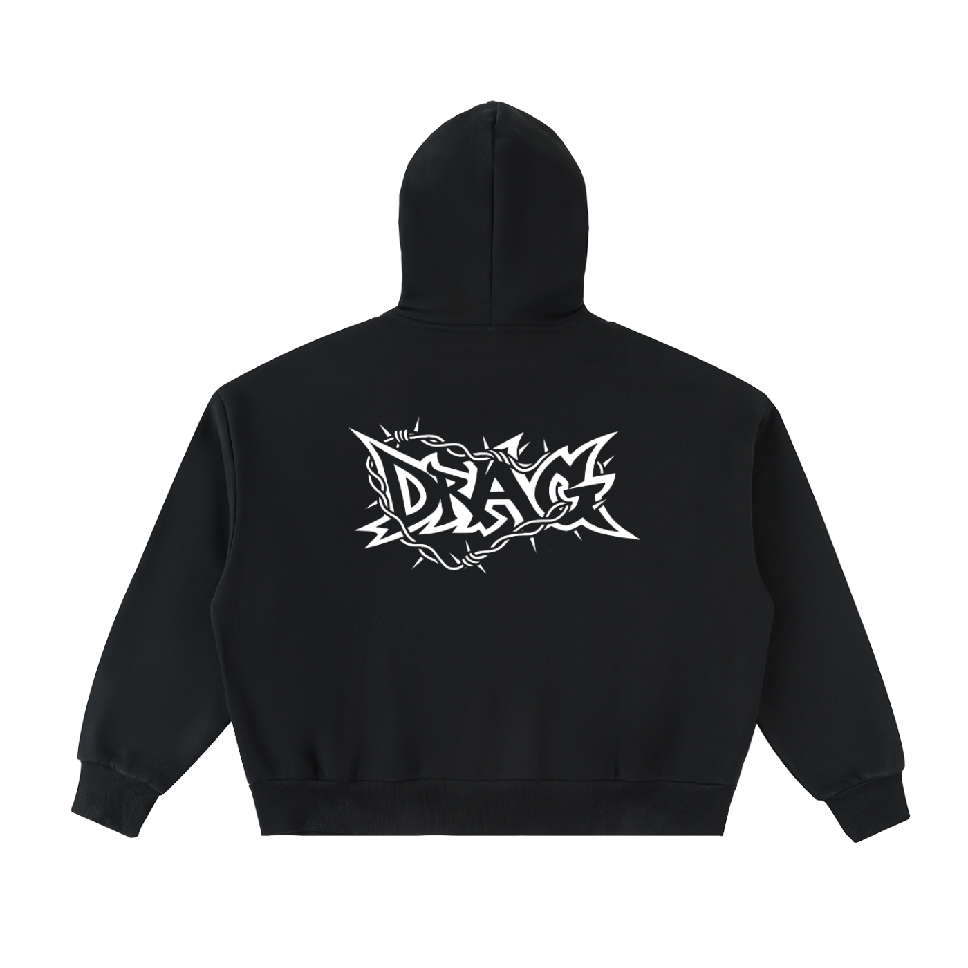 Dragcustoms Full-Zip Boxy Hoodie