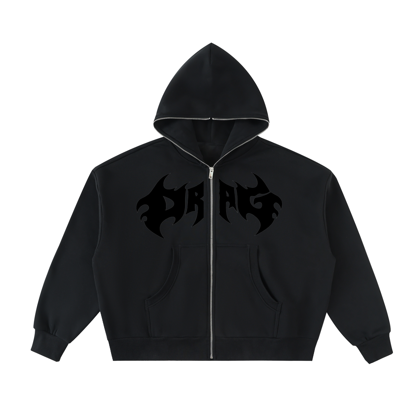 Dragcustoms Full-Zip Boxy Hoodie