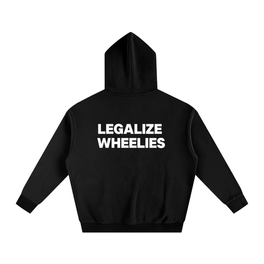Legalize Wheelies Oversize Hoodie Black