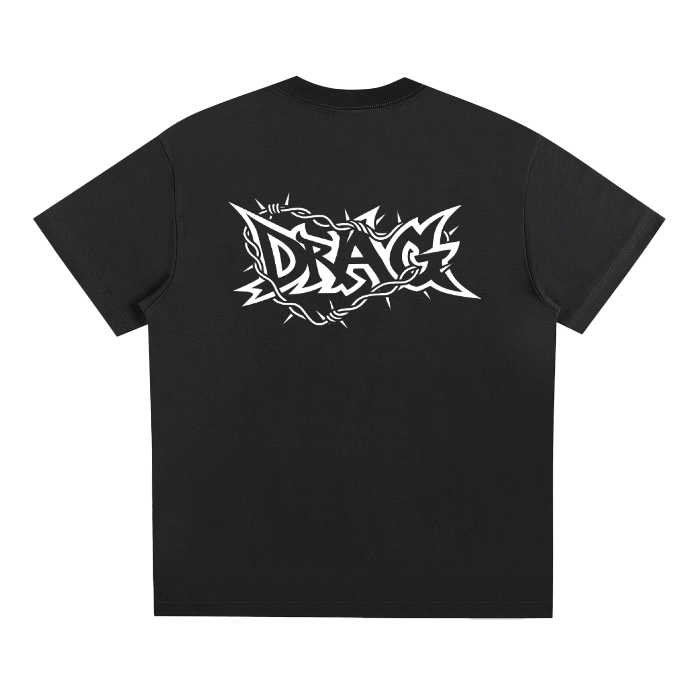 DRAGCUSTOMS BLACK T- SHIRT