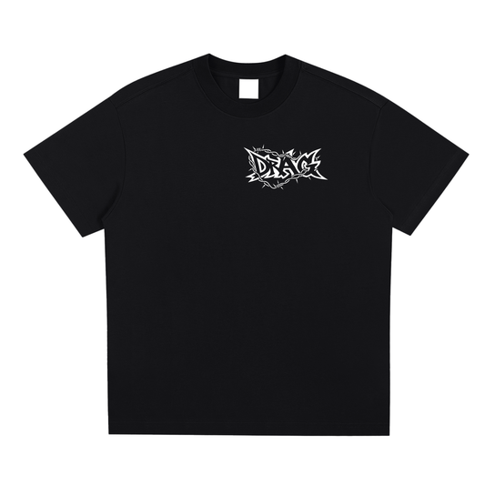 DRAGCUSTOMS BLACK T- SHIRT